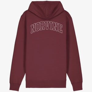 Athletic Block Zipped Hoodie - Organic Relaxed Zipper - Norvine