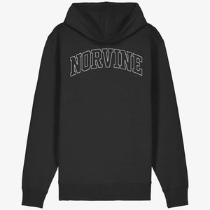 Athletic Block Zipped Hoodie - Organic Relaxed Zipper - Norvine