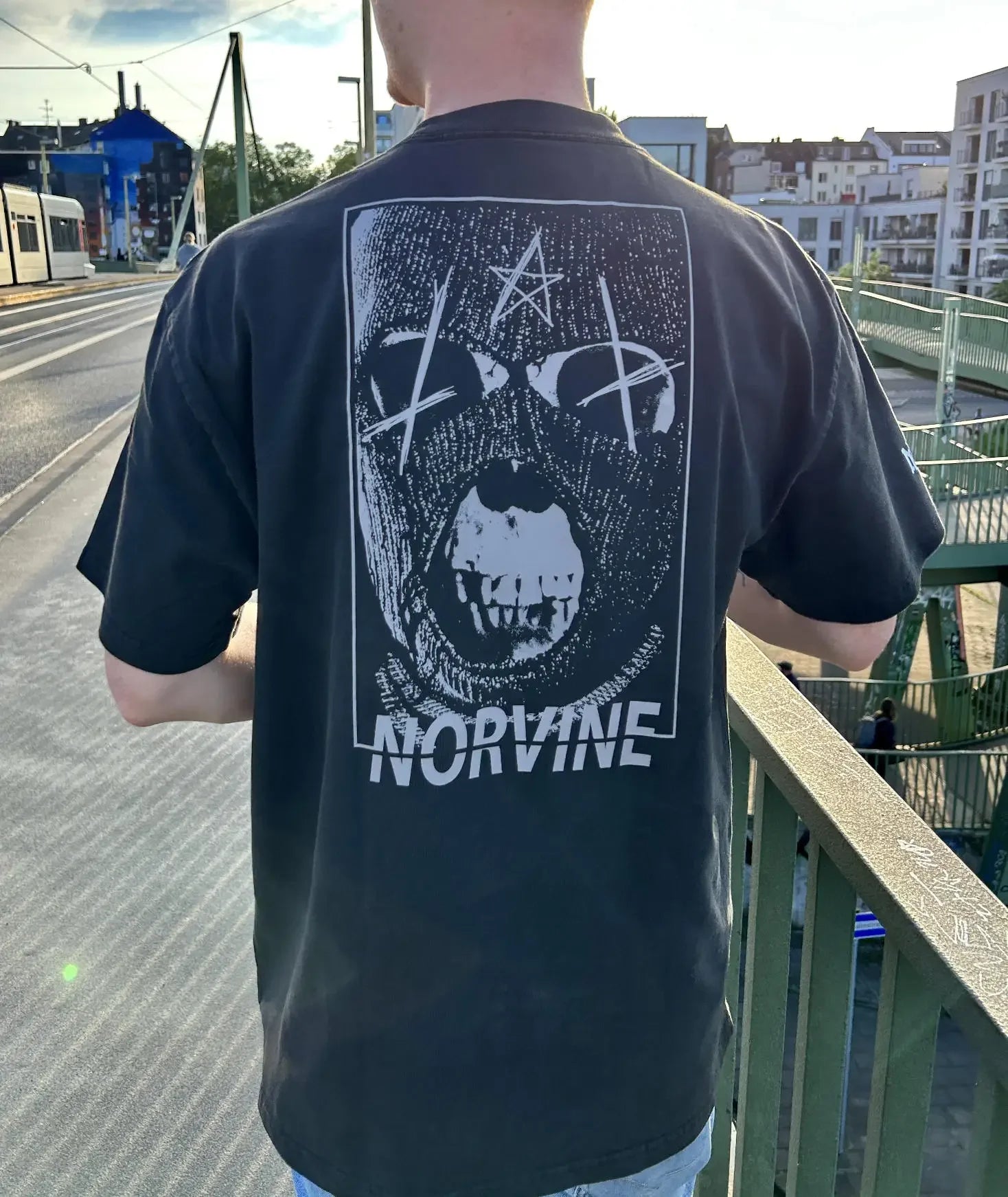 Balaclava Heavy Oversized Premium Tee t Shirt Norvine