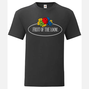 Fotl Vintage Tee Large Logo Print T-shirt Fruit Of The Loom
