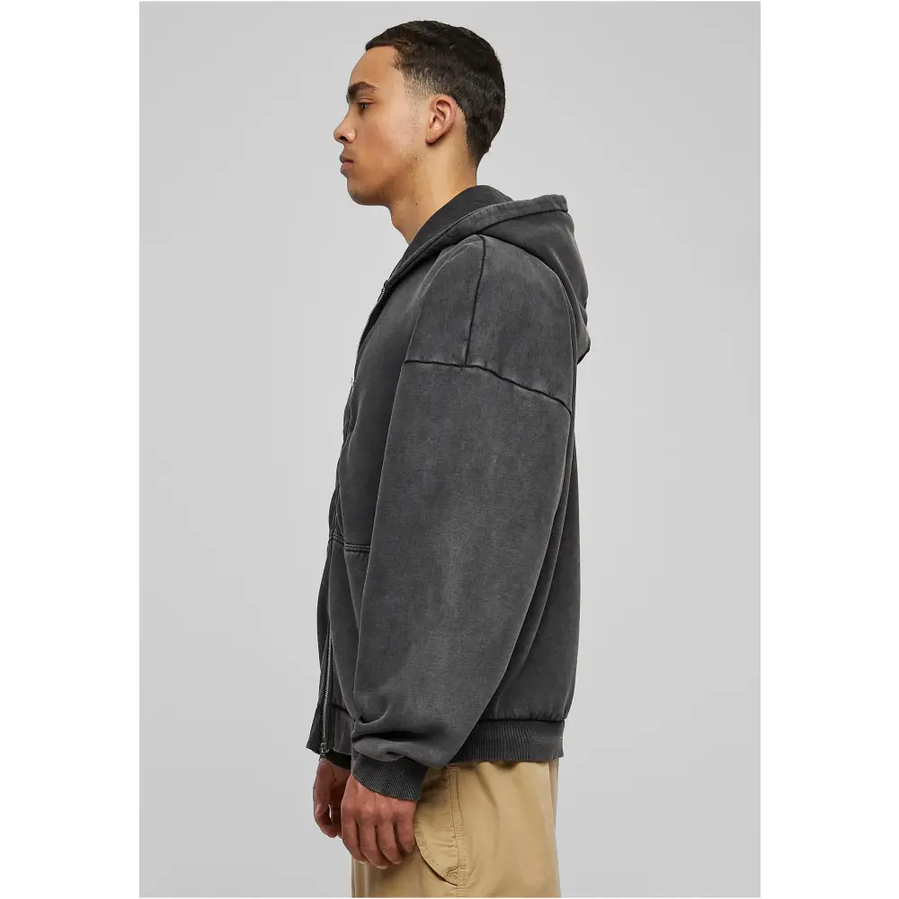 Heavy Stone Washed 90s Zip Hoodie Hoodie Urban Classics