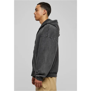 Heavy Stone Washed 90s Zip Hoodie Hoodie Urban Classics