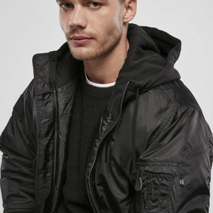 Hooded Ma1 Bomber Jacket Heavy - Brandit