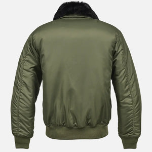 Ma2 Fur Collar Bomber Jacket Jacket Heavy Brandit
