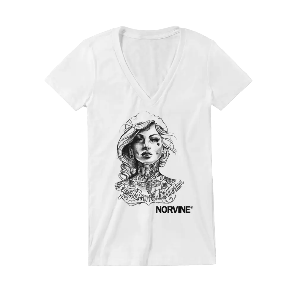 Norvine Tattoo Queen Women’s T-shirt Tshirt-women Norvine
