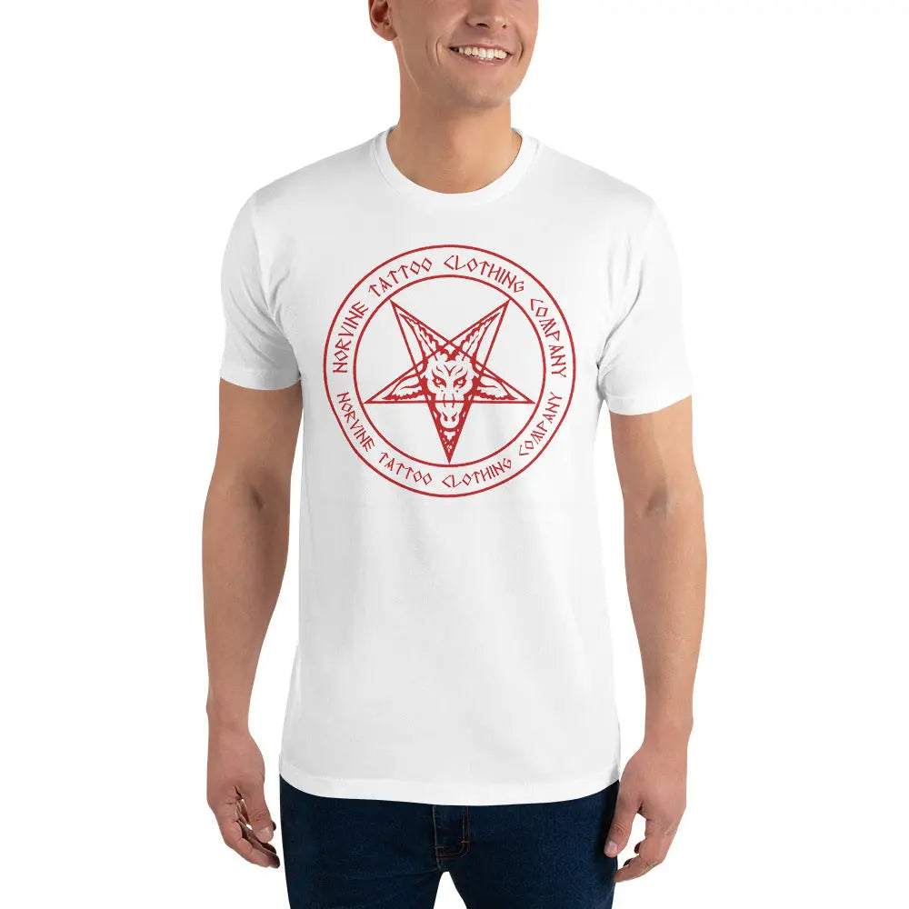Red Pentagram T-shirt T-shirt Norvine