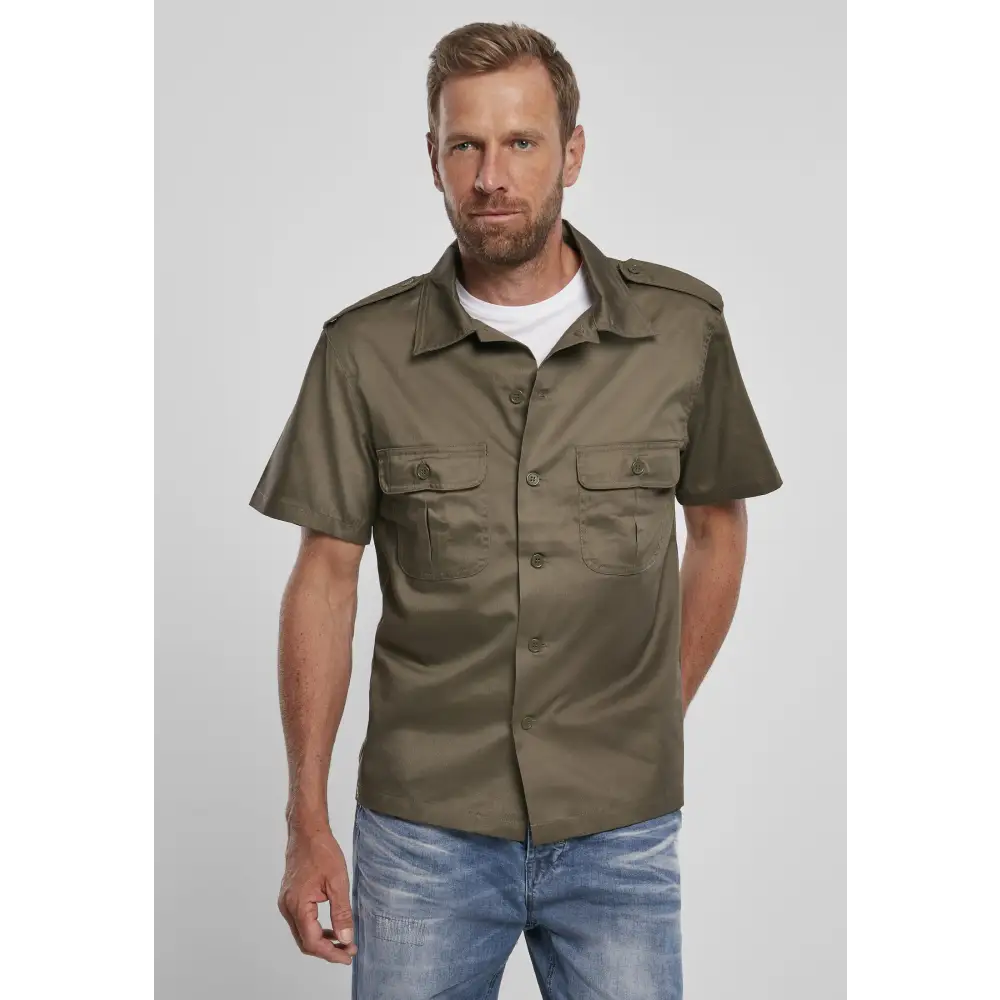 Short Sleeves Us Shirt Shirt Brandit