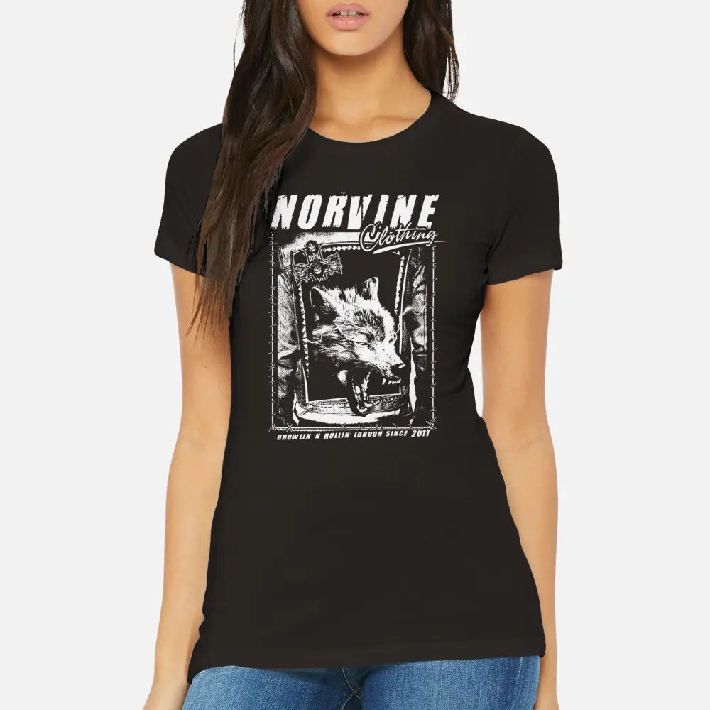 Wolf Women’s T-shirt Tshirt-women Norvine